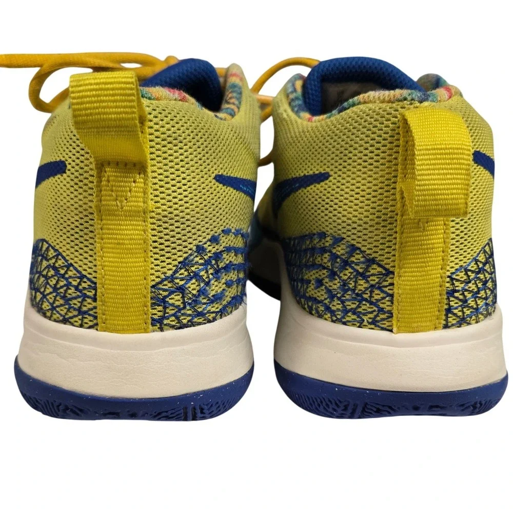 Nike Kyrie Flytrap 6 Kids Basketball Shoes Size Y7 Citron Tint Blue DQ8094-700